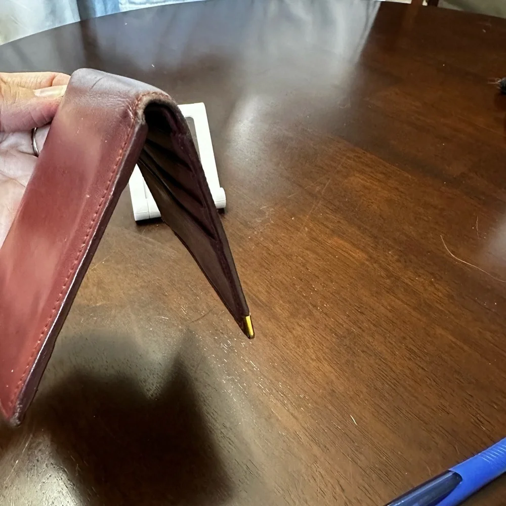 Men’s Cartier Leather Bifold Wallet